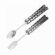 thumbnail image 1 of Spoon and Fork Set, Collapsible Stainless Steel Cutlery for Kitchen BBQ, 1 of 5