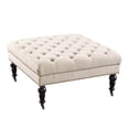 thumbnail image 1 of Riverbay Furniture Square Ottoman in Natural, 1 of 6