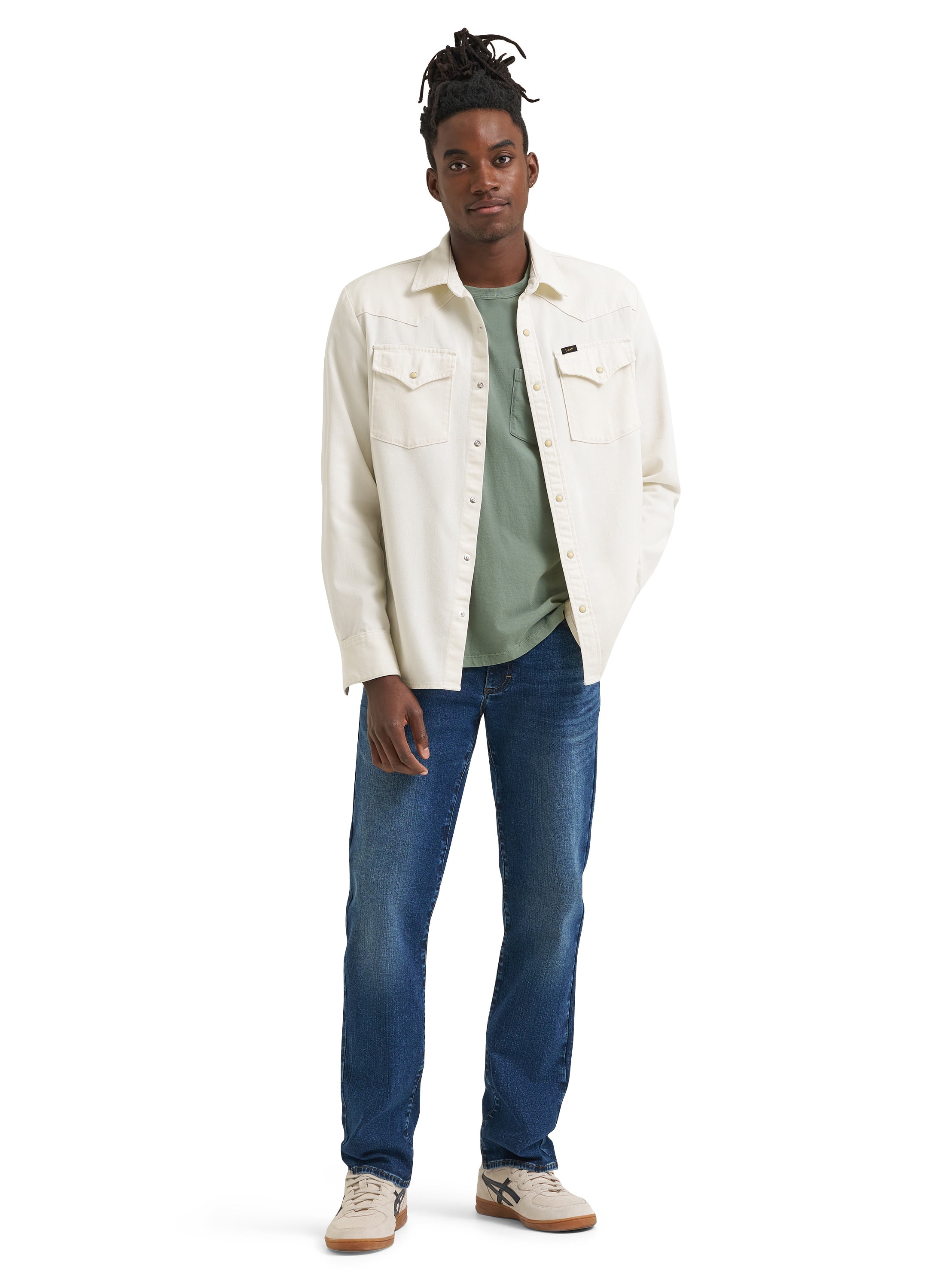 Lee Mens Long Sleeved Western Shirt
