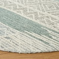 thumbnail image 3 of SAFAVIEH Metro Rae Striped Area Rug, Natural/Light Grey, 6' x 6' Round, 3 of 8
