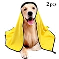 thumbnail image 2 of 2PCS Pet Bath Towel Thickened Absorbent Dog Microfiber Towel Puppy Bathing Towel, 2 of 10