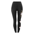 thumbnail image 4 of Penkiiy Leggings for Women 2024 Casual Comfy High Waisted Baseball Print Yoga Leggings Workout Running Stretchy Pants L Black, 4 of 4