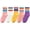 Color1, variant on Kids Crew Socks Seamless Boys Girls Rainbow Stripes Socks Cotton Athletic Socks Unisex Cute Fun Boot Socks 5 Pairs
