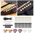 thumbnail image 3 of Celluloïd Picks, Bridge Pin Celluloïd Picks Guitare Bridge Pin Light Weight For Family pour les Débutants, 3 of 8