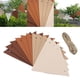 thumbnail image 4 of 12 banderines triangulares para manualidades, guirnaldas colgantes para fiestas Marrón, 4 of 9