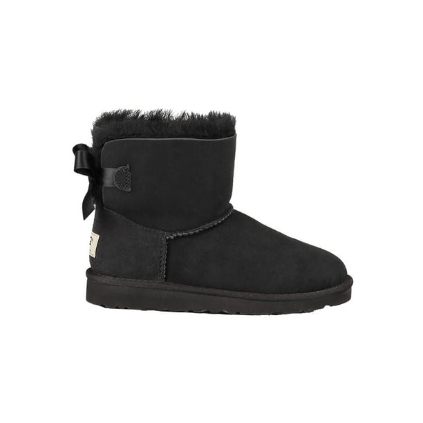 Ugg Kids Mini Bailey Bow Boots Black - Walmart.com - Walmart.com
