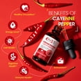 thumbnail image 5 of Cayenne Pepper Liquid Drops Supplement, with Hawthorn, Beet Root Powder, Turmeric Curcumin -  Cardiovascular Support, Immune Health – 2 Fl Oz , 60 mL, 5 of 5