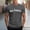Dark Gray, variant on Zylanna Men's T-Shirts Tee, Crew Neck Summer Letter Print Short Sleeve Fashion Tops for Mens Dark Gray
