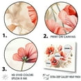thumbnail image 3 of Designart "Winter Delight In Poppies' Charm I" Poppies Floater Framed Wall Decor, 3 of 5