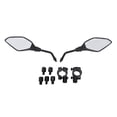 thumbnail image 2 of ATV Mirrors, 360 Degree Rotation Simple Installation Clear Vision Universal Motorcycle Mirrors with M8 M10 Bolt Anti Impact  for Bike Scooter ATV UTV Dirt Bike, 2 of 7