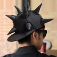 thumbnail image 4 of ZPAQI Novelty Spiked Baseball Hat Women Men Unisex Long Brims Hat Street Hiphop Caps, 4 of 20