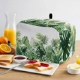 thumbnail image 2 of Summer Tropical Toaster Cover 2 Slice, Pastoral Palm Trees Botanical Leaves Dustproof Bakeware Oven Protector with Top Hook, Waterproof Small Kitchen Appliance Toasters Dust Cover, 12"x7.5"x8", 2 of 9