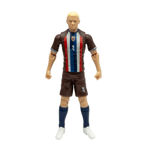 Banbo Toys SOCKERS Norway National Erling Haaland 8" Collectible Soccer Action Figure