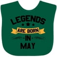 thumbnail image 3 of Inktastic legends are born in may Boys or Girls Baby Bib, 3 of 4