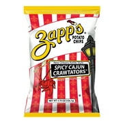 Zapp's Spicy Cajun Crawtators New Orleans Kettle Style Potato Chips, Gluten-Free, 4.75 oz Bag