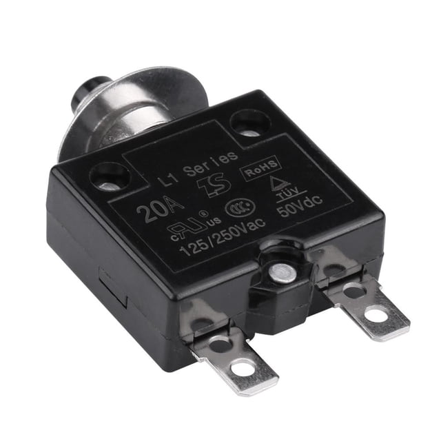 LAFGUR Protector, Overload Protector, Manual Reset Circuit Breaker Over Current Protector Circuit Breaker, For Car