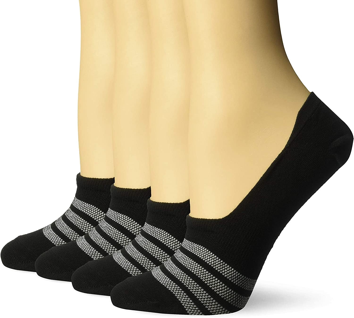 Hanes Ultimate Girls Liner Socks 4-Pack