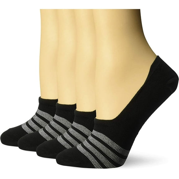 Hanes womens Ultimate Lightweight Invisible Liner With Vent Sock 4-pack