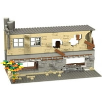 Remocguys Ww2 Military Base Building Set Toy Army Scene Block Kit Compatible with Lego 459 Pcs