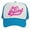 White/Aqua, variant on Top Headwear Let's Go Party Hat- Women's Pink Adult Outfit Accessory Trucker, Neon Yellow