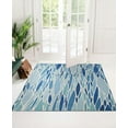 thumbnail image 4 of Outdoor Washable Pompano Blue & Ivory 5' x 7' Area Rug, 4 of 9