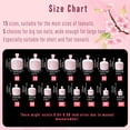 thumbnail image 4 of TRAHOO-Fake Toe Nail Tips Press on, French Tip Soft Gel Toenail Extension, LIGHT PINK Square Round Pre-applied Tip Primer & Base Coat, Full Cover Matte False Nails for DIY x 15 Sizes 360Pcs, 4 of 4
