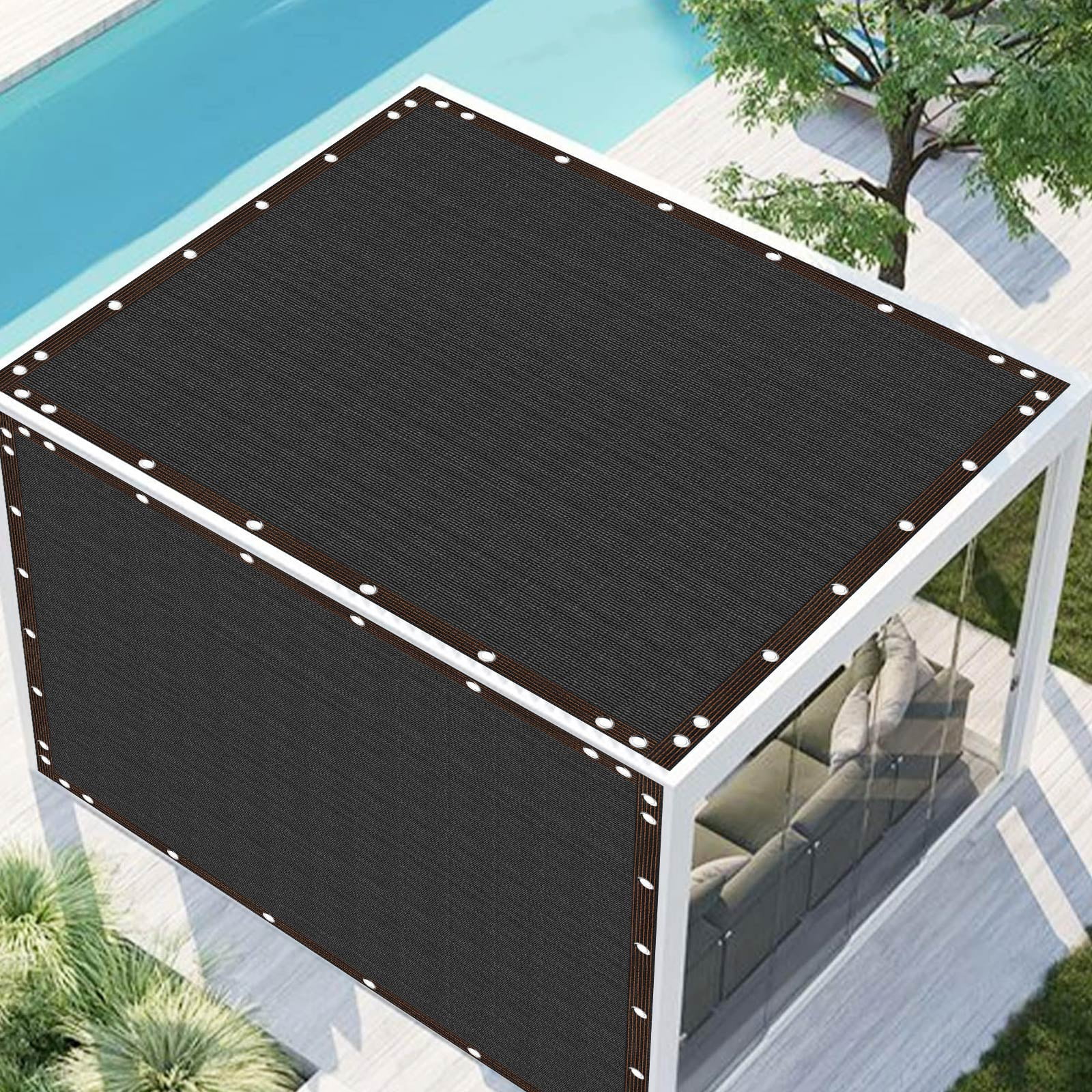 TOPCHANCES 70% Garden Shade Cloth, HDPE Mesh Tarp with Upgraded Grommets, UV-Resistant Outdoor Sun Shades for Greenhouse, Garden, Patio Plants, Pergola