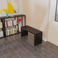 thumbnail image 6 of Lontai Indoor Long Bamboo Dining Bench, with Storage Function for Kitchen & Living Room Furniture 35.43L x 12.99W x 16.93H in, Black, 6 of 6