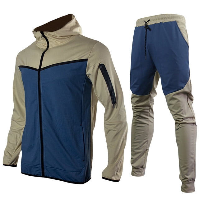 TIMIFIS Men's Tracksuits Sweatsuits for Men Sweat Track Suits 2 Piece Casual Athletic Jogging Warm Up Full Zip SetsFall