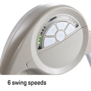 Ingenuity Soothe N Delight 6-Speed Portable Baby Swing with Music - Cozy Kingdom, Ages 0-9 Months, Unisex