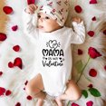 thumbnail image 4 of Gibobby Mamelucos para bebe niño Mono de manga larga con estampado de corazones y letras para niños y bebés, Día de San Valentín para niños y niñas pequeñas C(Blanco, 12-18 Meses), 4 of 5
