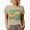 Tan, variant on Warriors, Groovy Retro Wavy Text Merch Gift, Heather Grey T-Shirt, Medium
