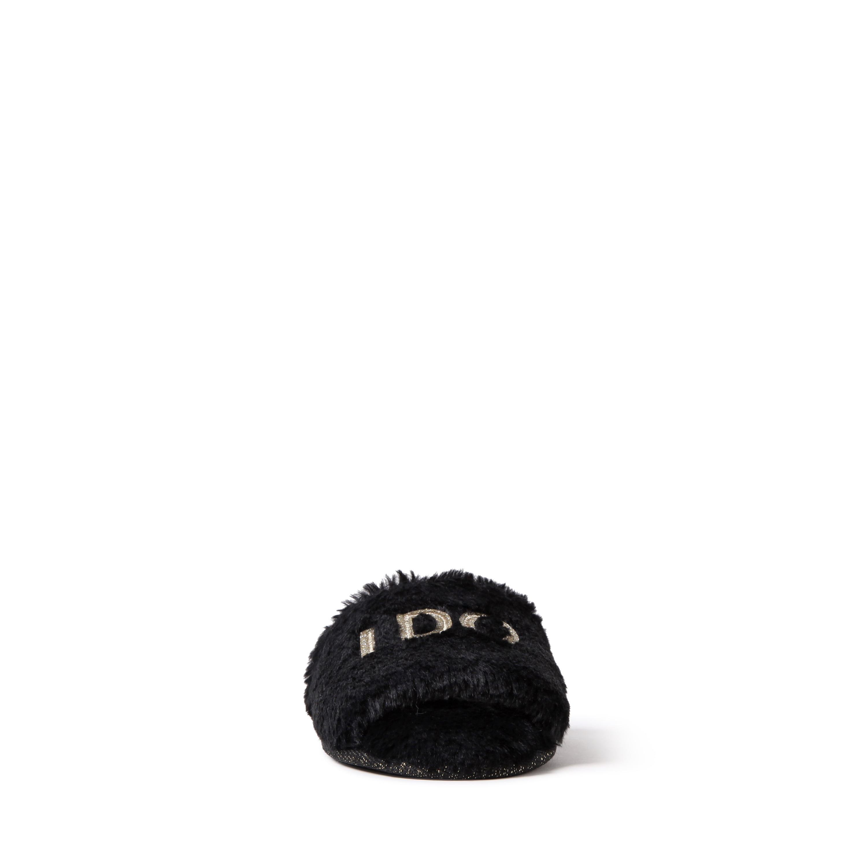 Dearfoams Women's I Do Novelty Bridal Slide Slipper