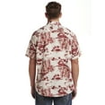 thumbnail image 2 of Frontier Threads Mens Short Sleeve Palm Leaf Print Buttondown Shirt, 2 of 4