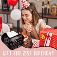 thumbnail image 5 of Yibo 21st Birthday Decorations for Her Him 21st Birthday Gifts for Her Custom Blanket Birthday Gifts for Her Happy 21 Birthday Gift Idea for Him Blankets for Women Men 2003 Gold, 5 of 7