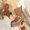 #194-Brown, variant on British Style Winter Ankle Boots for Women – Round Toe Chunky Sole with Block High Heel, Fashion Casual Solid Color Footwear