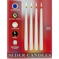 Ner Mitzvah Passover Seder Candles 10 Hour Burn Time European Made