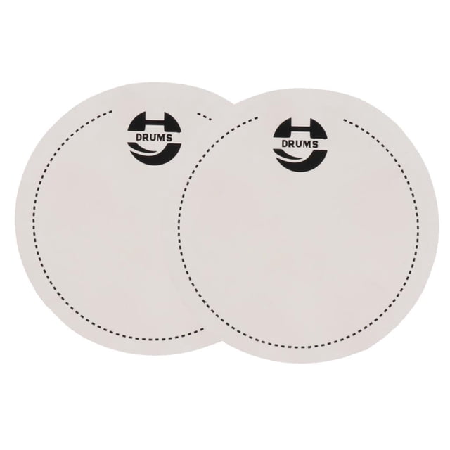 Paquete De 2 Yuyangstore Protección De La Cabeza Del Tambor Parche de bombo 2.56 Pulgadas