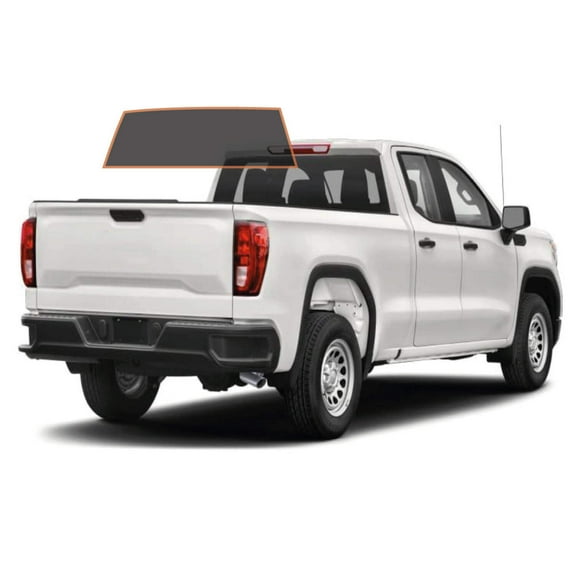 MotoShield Pro Premium Professional 2mil Precut Ceramic Window Tint Film for 2014-2019 GMC Sierra 1500 Double Cab — (Rear Windshield 25%) + Lifetime Warranty