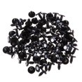 thumbnail image 3 of 100 Uds ojos sólidos ojos de seguridad de plástico negro ojos de botones para ca de oso marioneta de peluche suave juguete de animales de Baoblaze Botones de arandelas Ojo, 3 of 8