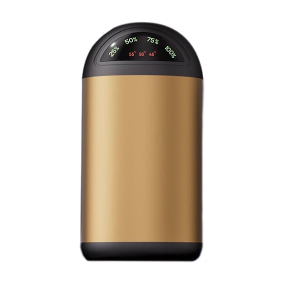 Chauffe-Mains Rechargeable avec Deux Réglages de Température pour la Chaleur en Hiver, Mini Design Portable pour Usage Extérieur, Chauffage Rapide en Trois Secondes et Longue Durée de Vie de la Batterie