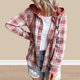 thumbnail image 1 of Blusas de otoño de estilo casual para mujer Traje de diario de corte holgado con cuello en V de un solo pecho FLhrweasw Nuevo, 1 of 7