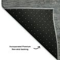 thumbnail image 5 of Addison Rugs Mayfield Premium Machine Washable Transitional Abstract Pewter Rectangle Rug, 9' x 12', 5 of 6