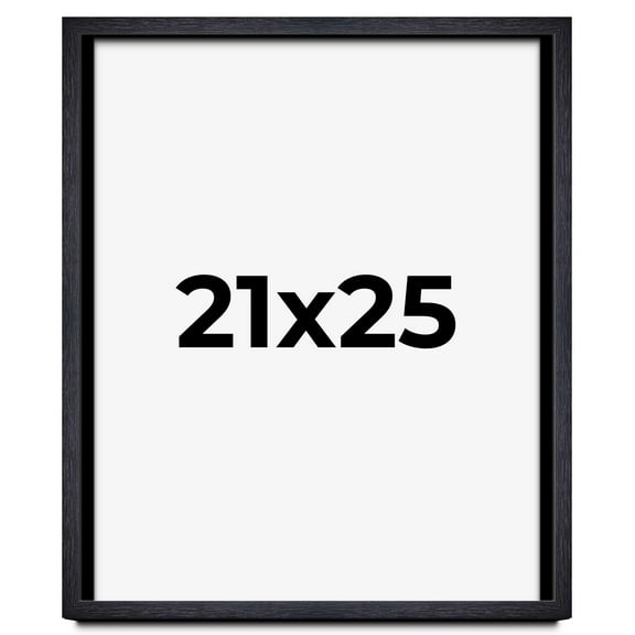 21x25 Shadow Box Frame Black | 1 Inches Deep Real Wood Farmhouse Shadowbox Display Frame | UV