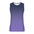 thumbnail image 4 of M-6X Big & Tall Tank Tops for Men Plus Size Sleeveless Crewneck T Shirts Pullover Gradient Printed Breathable Going-Out Athletic Workout Top, 4 of 4