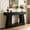 Black, variant on Fnova 63" Farmhouse Console Table, 2-Tier Rustic Entryway Table with Storage, Narrow Long Sofa Table for Living Room, Hallway, Foyer