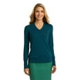 thumbnail image 1 of Port Authority ®  Ladies V-Neck Sweater. Lsw285 S Moroccan Blue, 1 of 1
