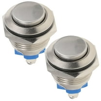 Greenadscape 2Pcs Lighted Doorbell Push Button Round Shape for Outdoor Installation