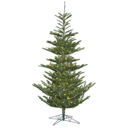 Vickerman 7.5' Alberta Spruce Artificial Christmas Tree with 400 Warm White LED