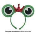 thumbnail image 3 of Stylish Frogs Headpiece Proms Birthday Hairbands Fun Headwear Halloween Crowns Adorkable Hair Headwear, 3 of 8